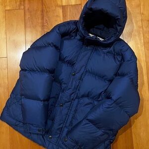 Dark Blue Quilted Jacket